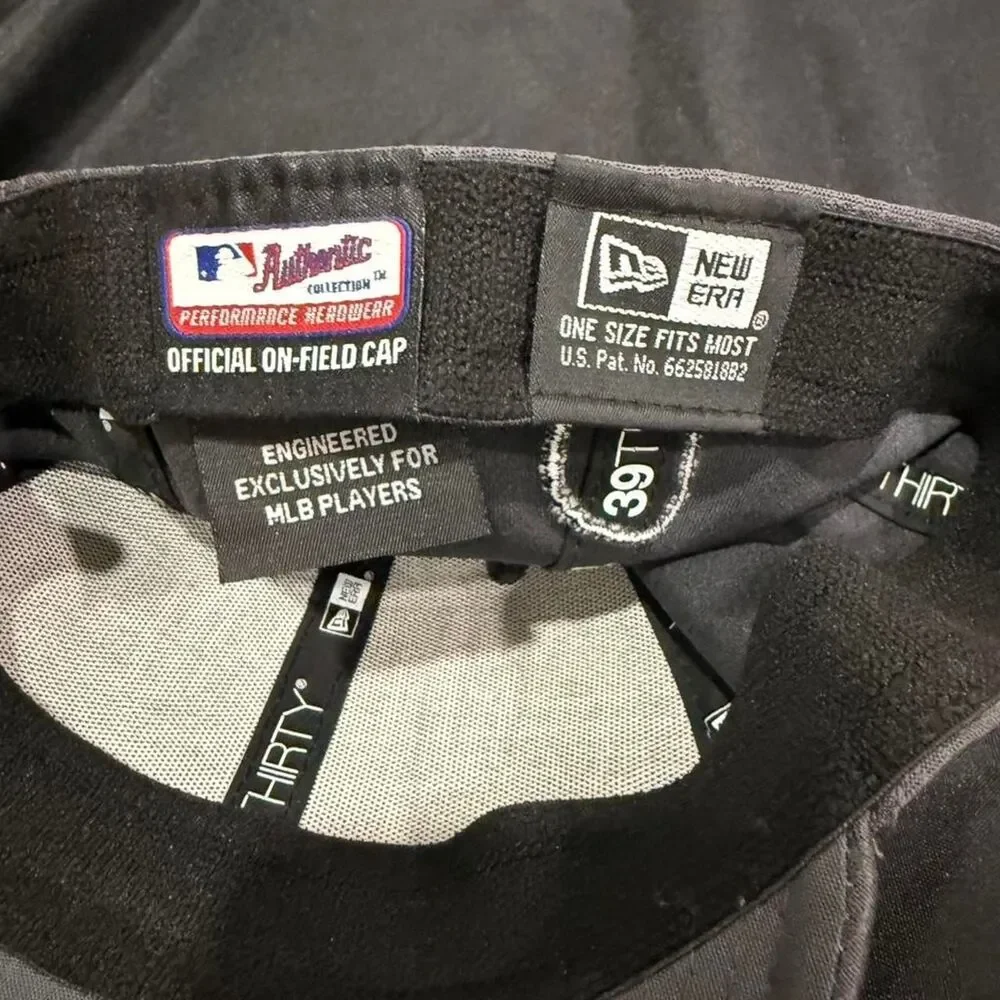 New-era Men's Navy and Grey Hat
